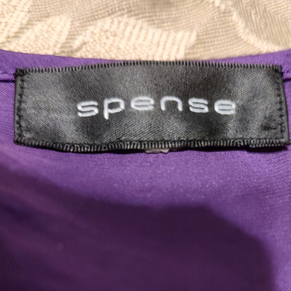 💜🪻💜 Sultry Rich Amethyst Purple Silky Satin Drape Neck Camisole Tank Top - XL - Picture 14 of 15